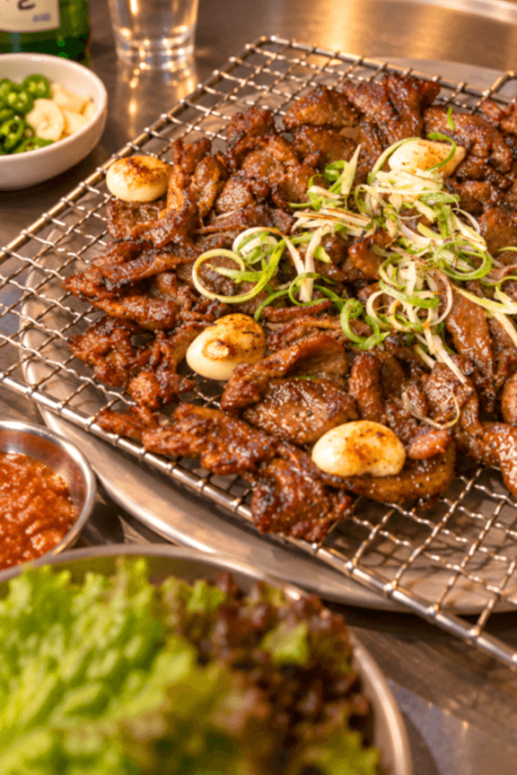 Bulgogi babi panggang arang di Sagori