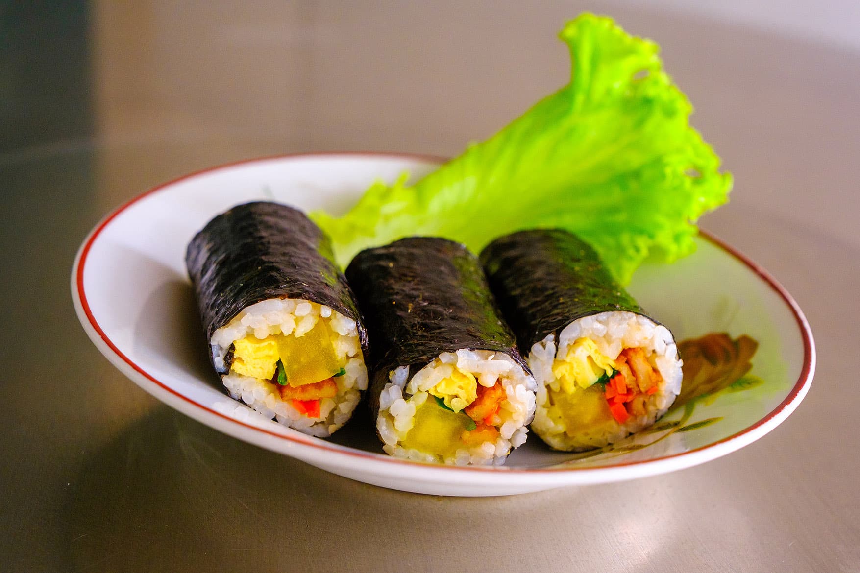 Kkoma Gimbap, mini Korean gimbap at Sagori