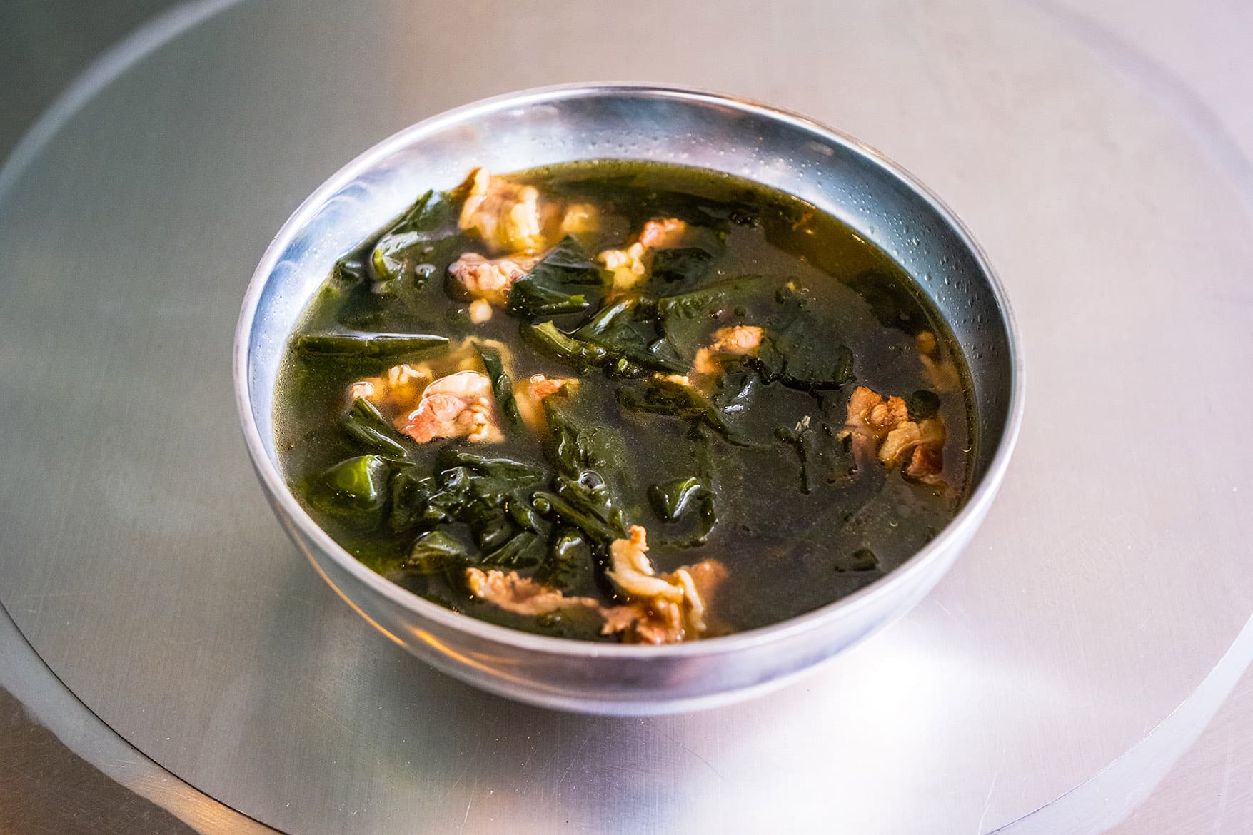 Miyeok Guk, Korean-style seaweed soup at Sagori